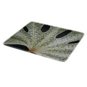 Planche À Découper Flore de feuille de fatsia japonaise variée (Coin)
