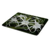 Planche À Découper Flore de Lys d'araignée blanche (Coin)