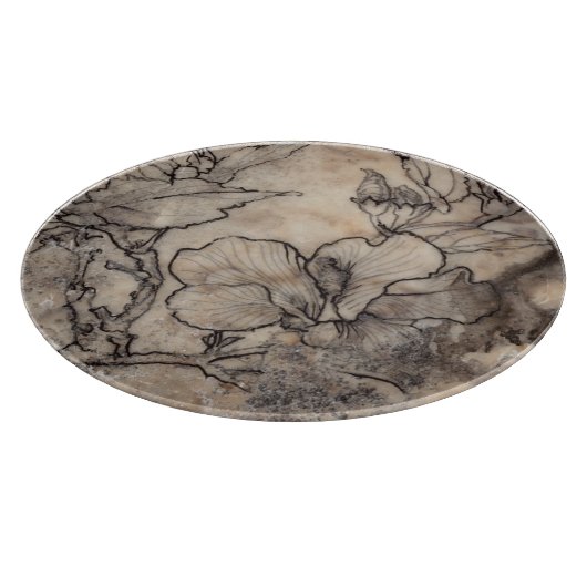 Planche À Découper Flore tatouée I (Coin)