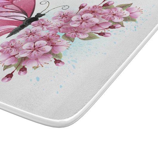 Planche À Découper Flower Butterfly (Coin)