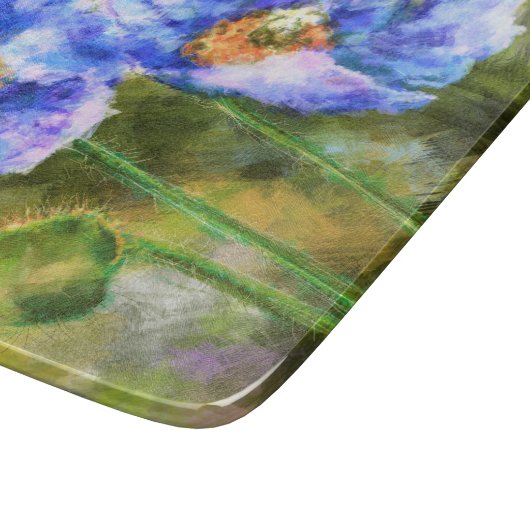 Planche À Découper Flowering Spring Flowers Abstract (Coin)