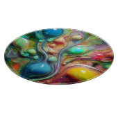 Planche À Découper Fluide, Glosseuse, Bulles (Coin)