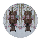 Planche À Découper Flying Fox Sky Blue Round Glass Cutboard (Devant)