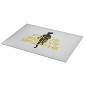 Planche À Découper Focus Croire Respirer Jaune Courir Fitness (Coin)