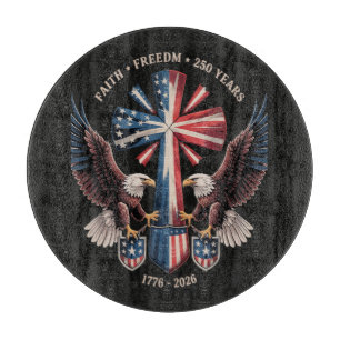 Planche À Découper Foi Liberté 250 Ans 250e Anniversaire États-Unis