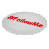 Planche À Découper "#FollowMe" Joli Design. Commandez dès maintenant  (Coin)