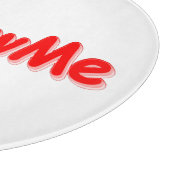 Planche À Découper "#FollowMe" Joli Design. Commandez dès maintenant  (Coin)