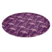 Planche À Découper Fond d'écran floral violet rose (Coin)