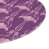 Planche À Découper Fond d'écran floral violet rose (Coin)
