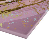 Planche À Découper Fond rose texturé (Coin)