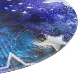 Planche À Découper Fond spatial avec étoiles (Coin)
