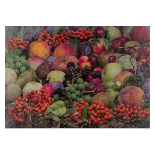 Planche À Découper Fonds Graphiques de Fruits (Devant)