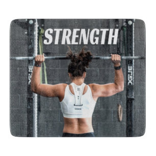 Planche À Découper Force Fittness Femmes Muscle Worout Motivationnel