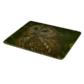 Planche À Découper Forest Sentinel - Tawny Owl Wildlife Art (Coin)
