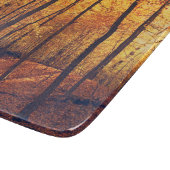 Planche À Découper Forêt automnale Feuilles Nature Lumière Arbres (Coin)