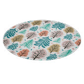 Planche À Découper Forêt Automne : Enchantée Scène Sans Seamless. (Coin)