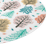 Planche À Découper Forêt Automne : Enchantée Scène Sans Seamless. (Coin)