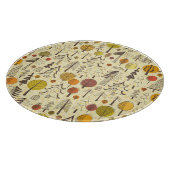 Planche À Découper Forêt d'automne : Motif graphique transparent. (Coin)