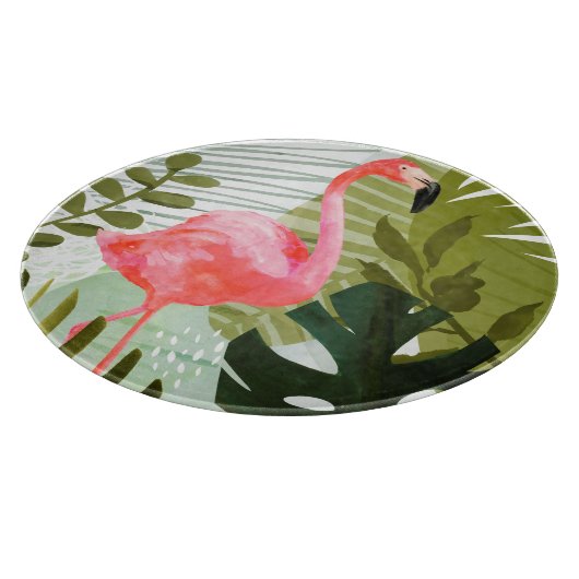 Planche À Découper Forêt de Flamant rose (Coin)