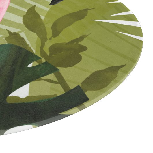 Planche À Découper Forêt de Flamant rose (Coin)