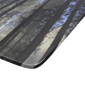 Planche À Découper Forêt De Pins Avec La Nature Solaire (Coin)