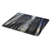 Planche À Découper Forêt De Pins Avec La Nature Solaire (Coin)