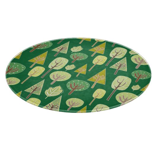 Planche À Découper Forêt d'été : Conception inspirée par la nature (Coin)