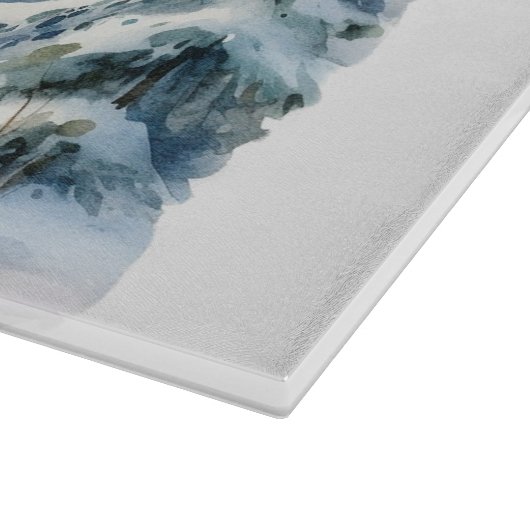 Planche À Découper Forêt d'hiver (Coin)