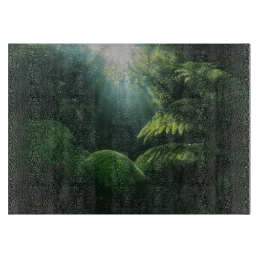 Planche À Découper Forêt | Fermes dans la forêt tropicale (Devant)