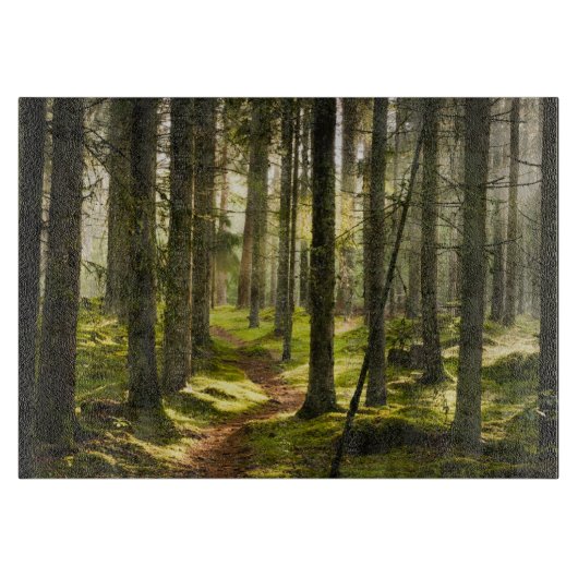 Planche À Découper Forêt | Forêt boréale Suède (Devant)