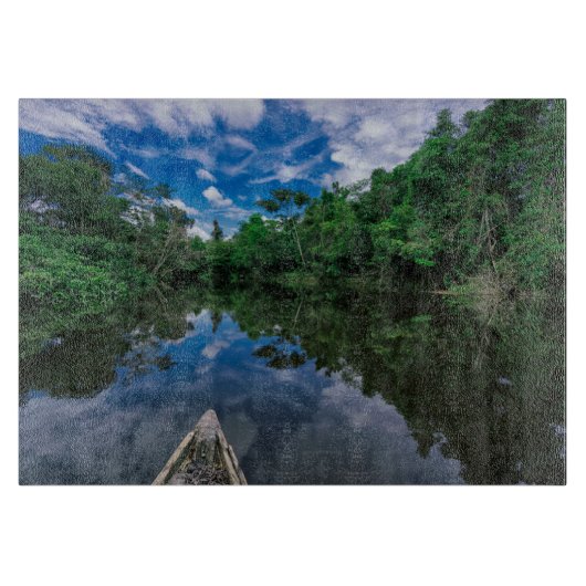 Planche À Découper Forêt | Forêt de la jungle péruvienne (Devant)