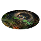 Planche À Découper Forêt | Raccoon Peeking (Coin)