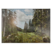 Planche À Découper Forêt | Sun Peeking Thru (Devant)