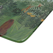 Planche À Découper Forêt tropicale avec Singes et Serpent (Rousseau) (Coin)