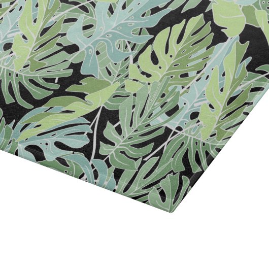 Planche À Découper Forme florale de la jungle (Coin)