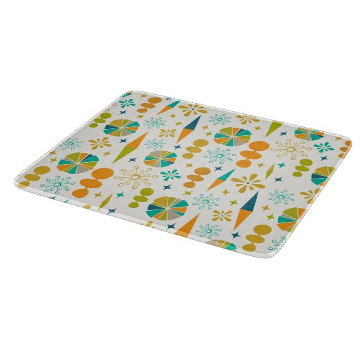 Planche À Découper Formes atomiques amusantes Starburst Retro Mi-sièc (Coin)