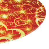 Planche À Découper Formes cardiaques Heureuses Saintes-Valentin Motif (Coin)