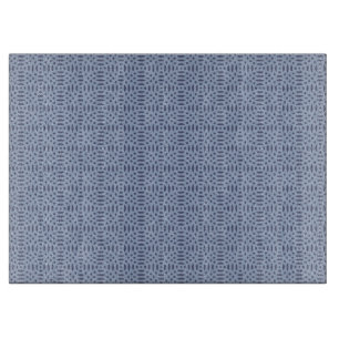 Planche À Découper Formes circulaires bleues modernes en motif transp