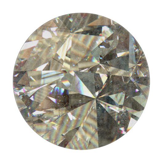 Planche À Découper Formes diamant triangulaire : texture stratifiée. (Devant)