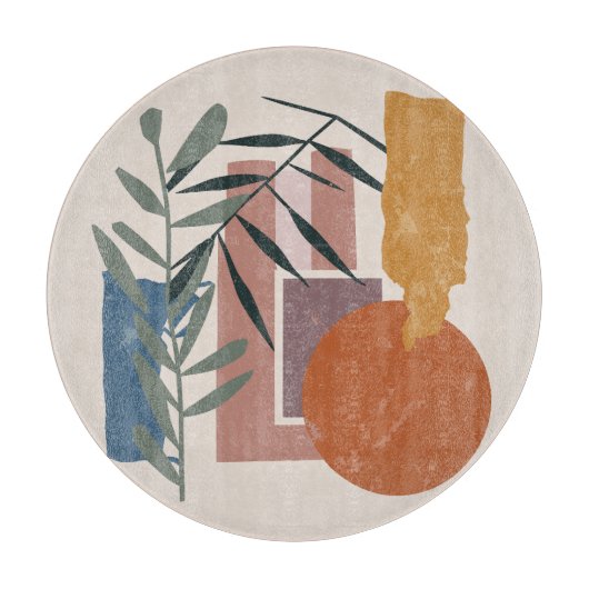 Planche À Découper Formes Et Étapes patinées (Devant)