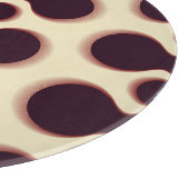 Planche À Découper Formes globulaires épineuses, teintes marron motif (Coin)