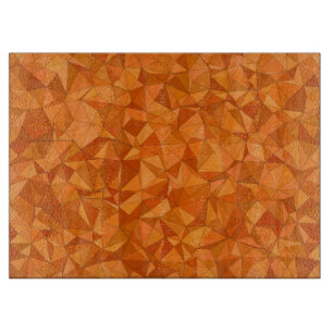 Planche À Découper Formes oranges géométriques