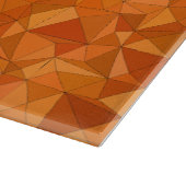 Planche À Découper Formes oranges géométriques (Coin)