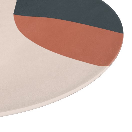 Planche À Découper Formes organiques Tons chauds Moderne   (Coin)