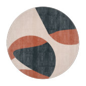 Planche À Découper Formes organiques Tons chauds Moderne   (Devant)