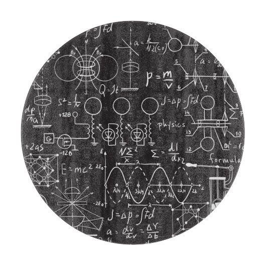 Planche À Découper Formules scientifiques : Patte de calcul du tablea (Devant)