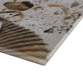 Planche À Découper Fossiles de calcaire (Coin)