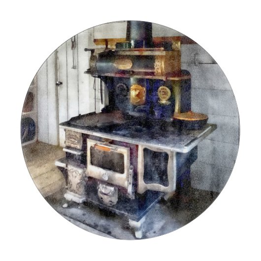 Planche À Découper Fourneau de charbon dans la cuisine (Devant)