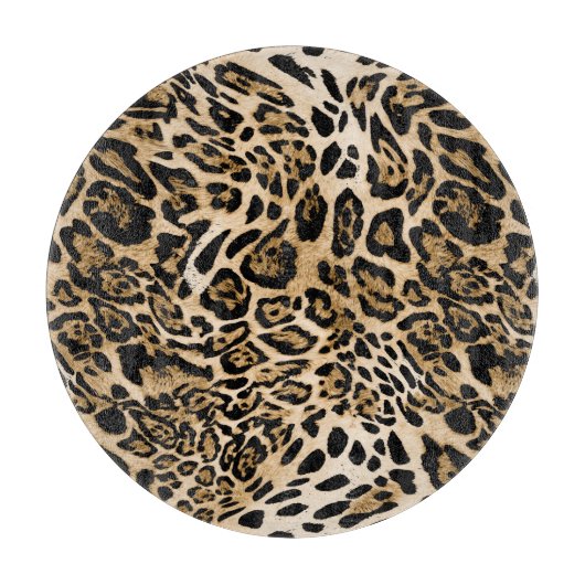 Planche À Découper Fourrure de léopard d'Afrique : Texture d'animal s (Devant)