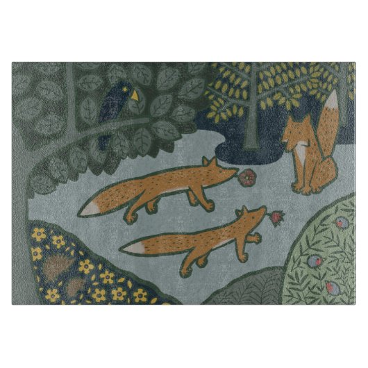 Planche À Découper Fox and friends cutting board (Devant)